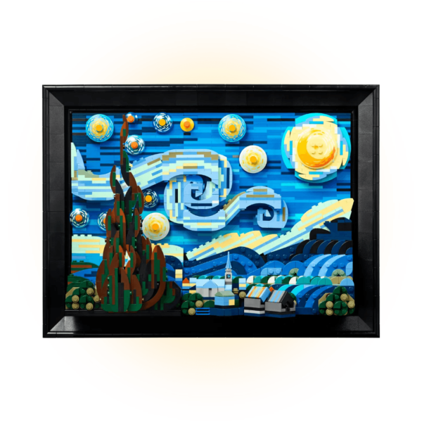 The Starry Night, Vincent van Gogh - LEGO