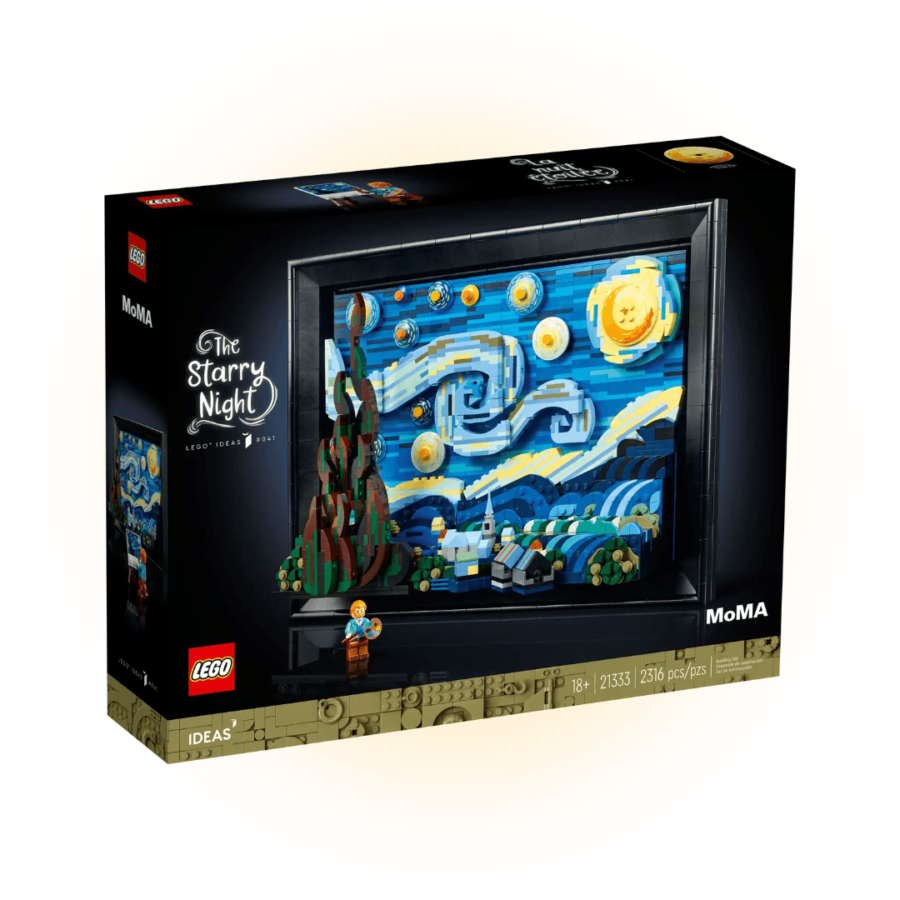 The Starry Night, Vincent van Gogh - LEGO - Image 4
