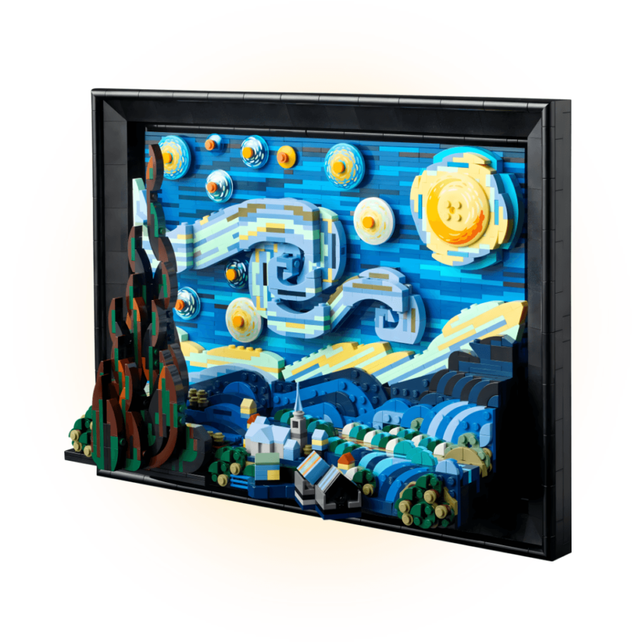 The Starry Night, Vincent van Gogh - LEGO - Image 3