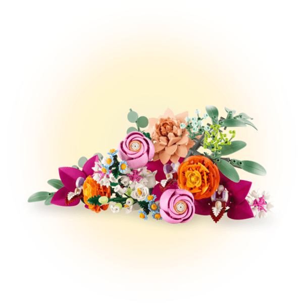 Pretty Pink Flower Bouquet - LEGO