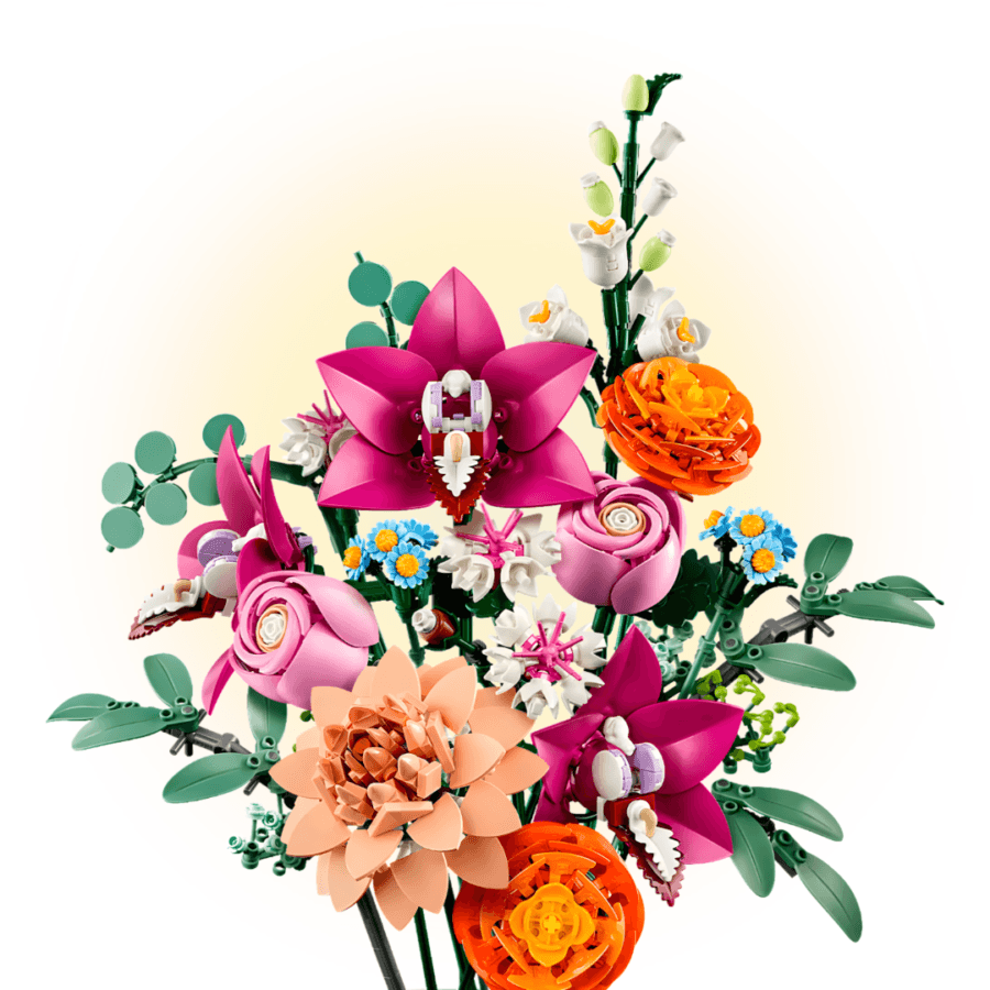 Pretty Pink Flower Bouquet - LEGO - Image 5